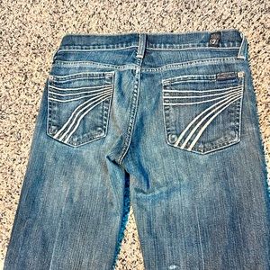 7 for all mankind bootcut jeans size 27